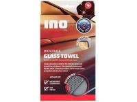 Салфетка INO для стекла, автомобильная, 40х40, Белый кот Смарт